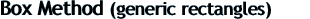 BoxMethodgenericrectangles