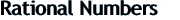 RationalNumbers